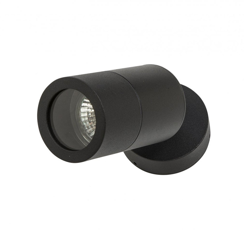 Buy Exterior Spotlights Australia Fiorentino Lighting - ZARTON 1 Light Spotlight Black