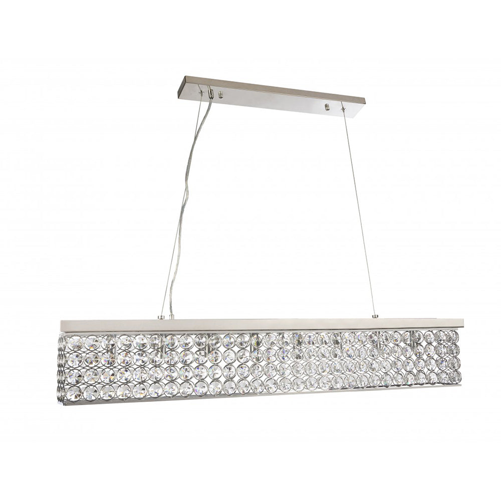 Buy Ceiling Crystals Australia Fiorentino Lighting - BION 8 Light Pendant Chrome