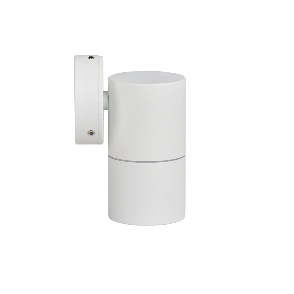 Beamlite Exterior Wall Light L125mm White Aluminium - 193169WH