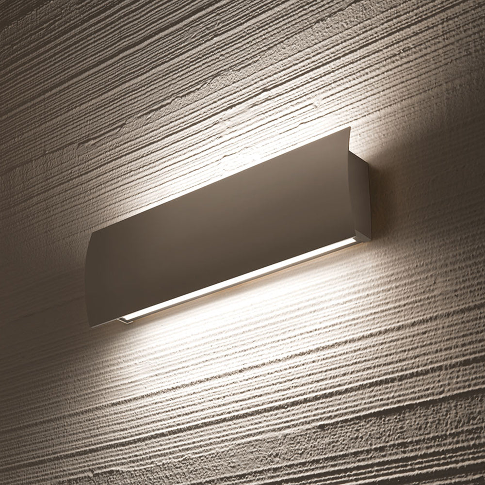 Buy Up / Down Wall Lights Australia Berica Out 1.0 Convex Up & Down Wall Light 15W Aluminium 4000K - BU1010