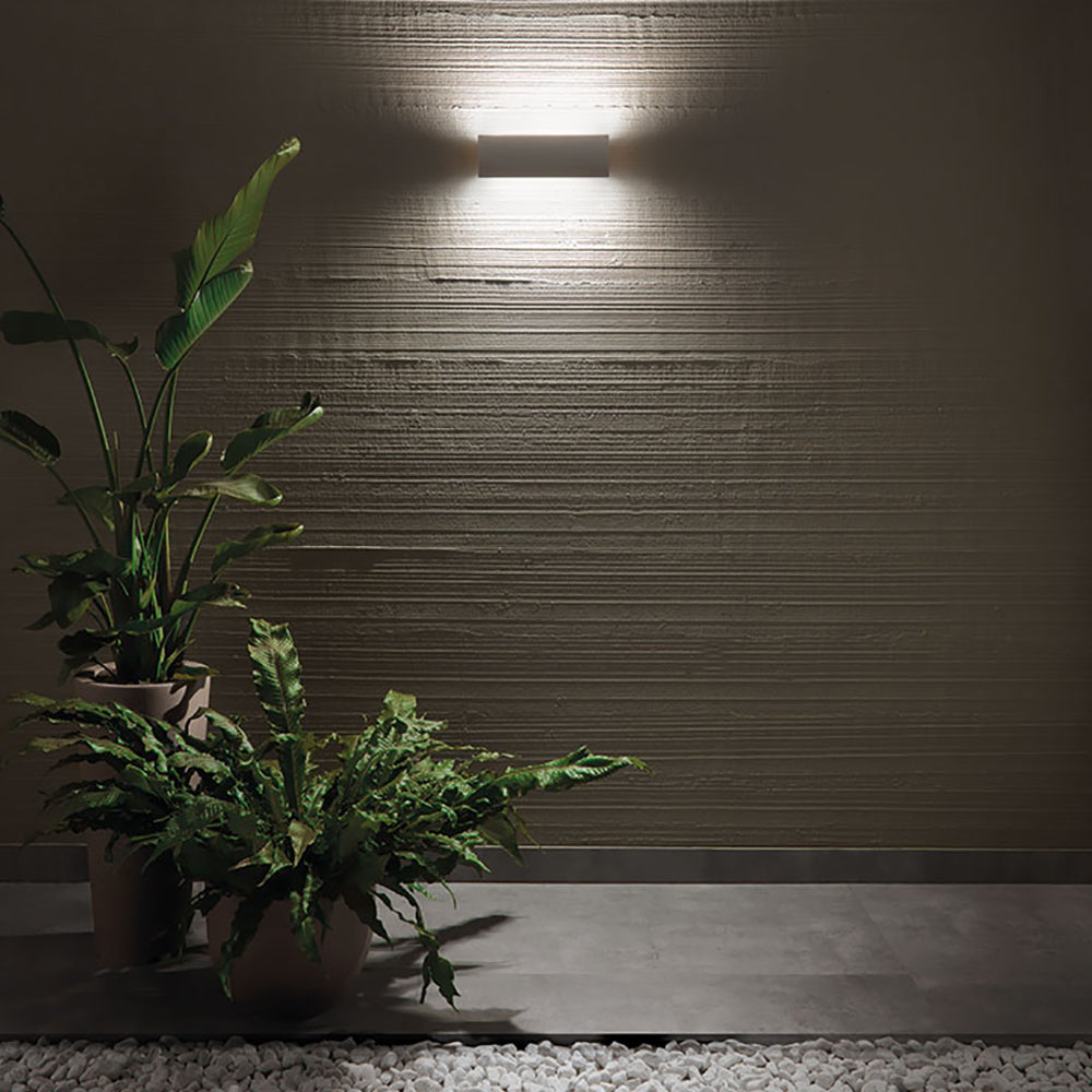 Buy Up / Down Wall Lights Australia Berica Out 1.0 Convex Up & Down Wall Light 15W Aluminium 2700K - BU1010