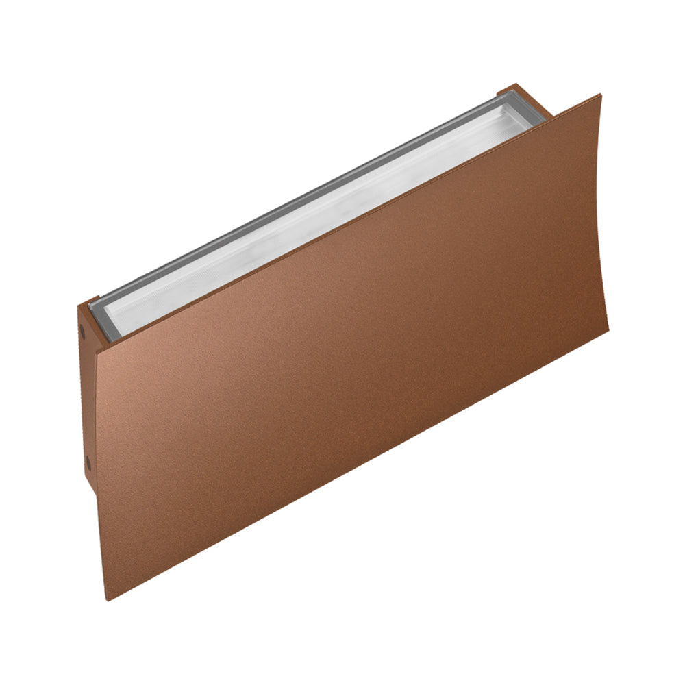 Buy Up / Down Wall Lights Australia Berica Out 3.0 Concave Up & Down Wall Light 15W Aluminium 2200K - BU3010