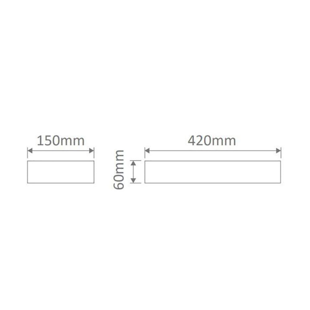 Buy Wall Sconce Australia BF-8042 Wall Sconce W420mm White Ceramic Frosted Glass - 11102