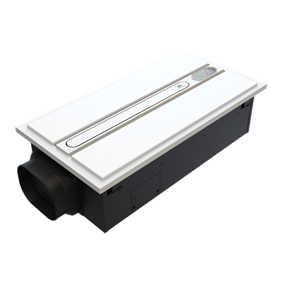 Airsway 6 in 1 Premium Slimline LED Bathroom Heater 25W Tri Color White - 56013