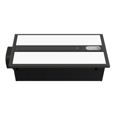 Airsway 6 in 1 Premium Slimline LED Bathroom Heater 25W Tri Color Black - 56014