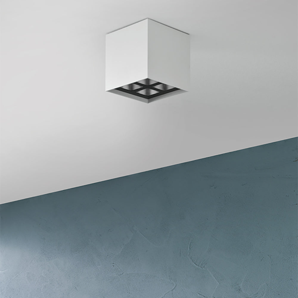 Buy Surface Mounted Downlights Australia Bitpop C 2.2 Square Surface Mounted Down 4 lights 0/1-10V Aluminum - BC2210