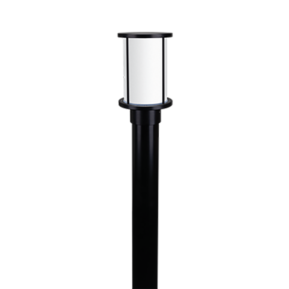 Buy Bollard Lights Australia BL-400-KIT Bollard Light KIT W150mm Frost Black Aluminium - 10683