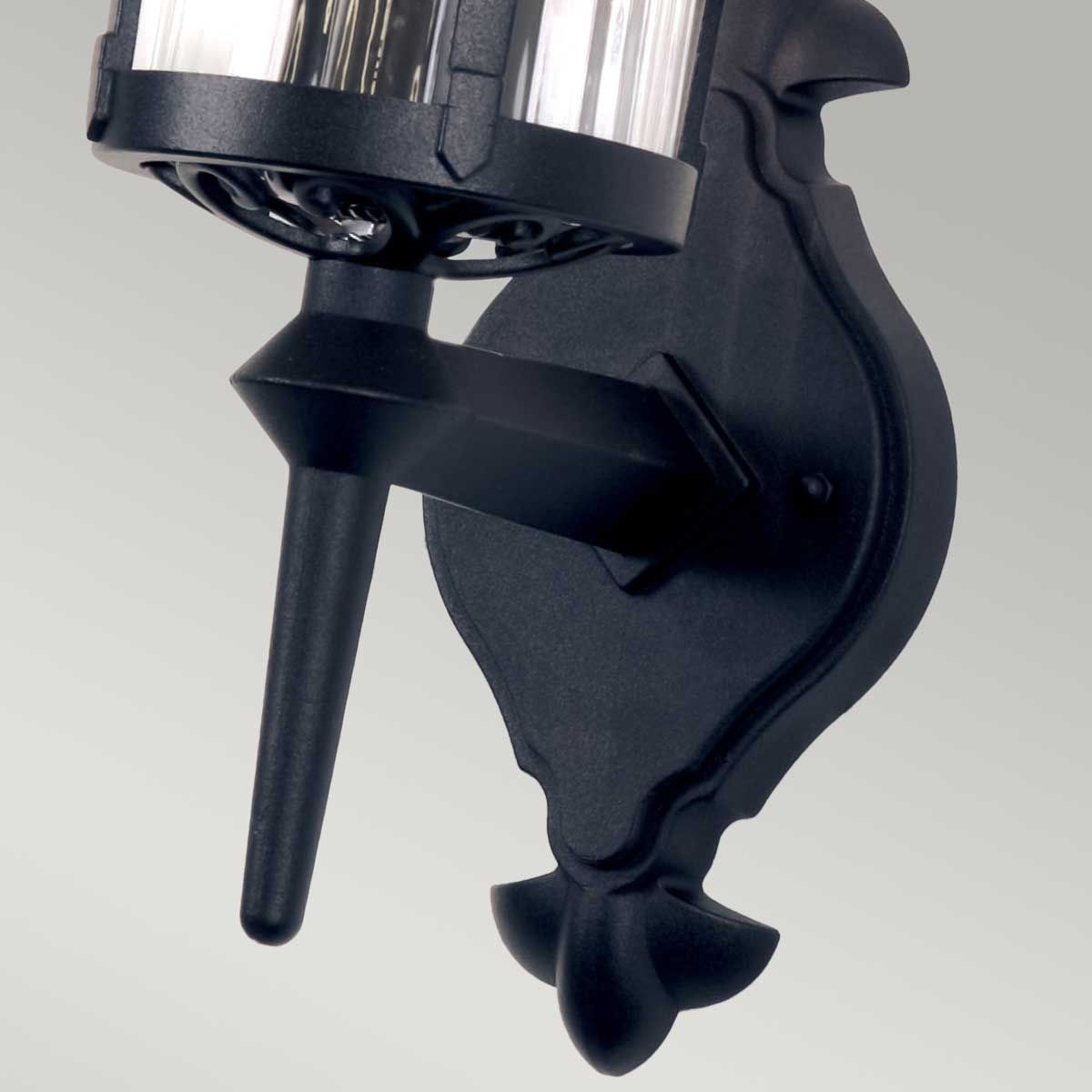 Hereford Wall Up Lantern Black - BL10-BLACK