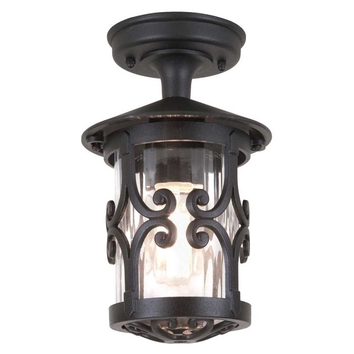 Hereford Ceiling Lantern Black - BL13A-BLACK