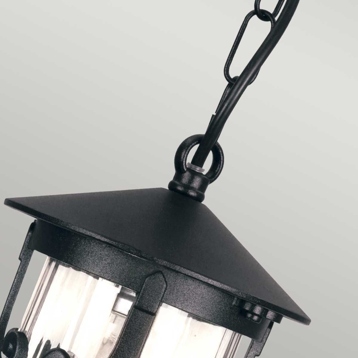 Hereford Porch Chain Lantern Black - BL13B-BLACK