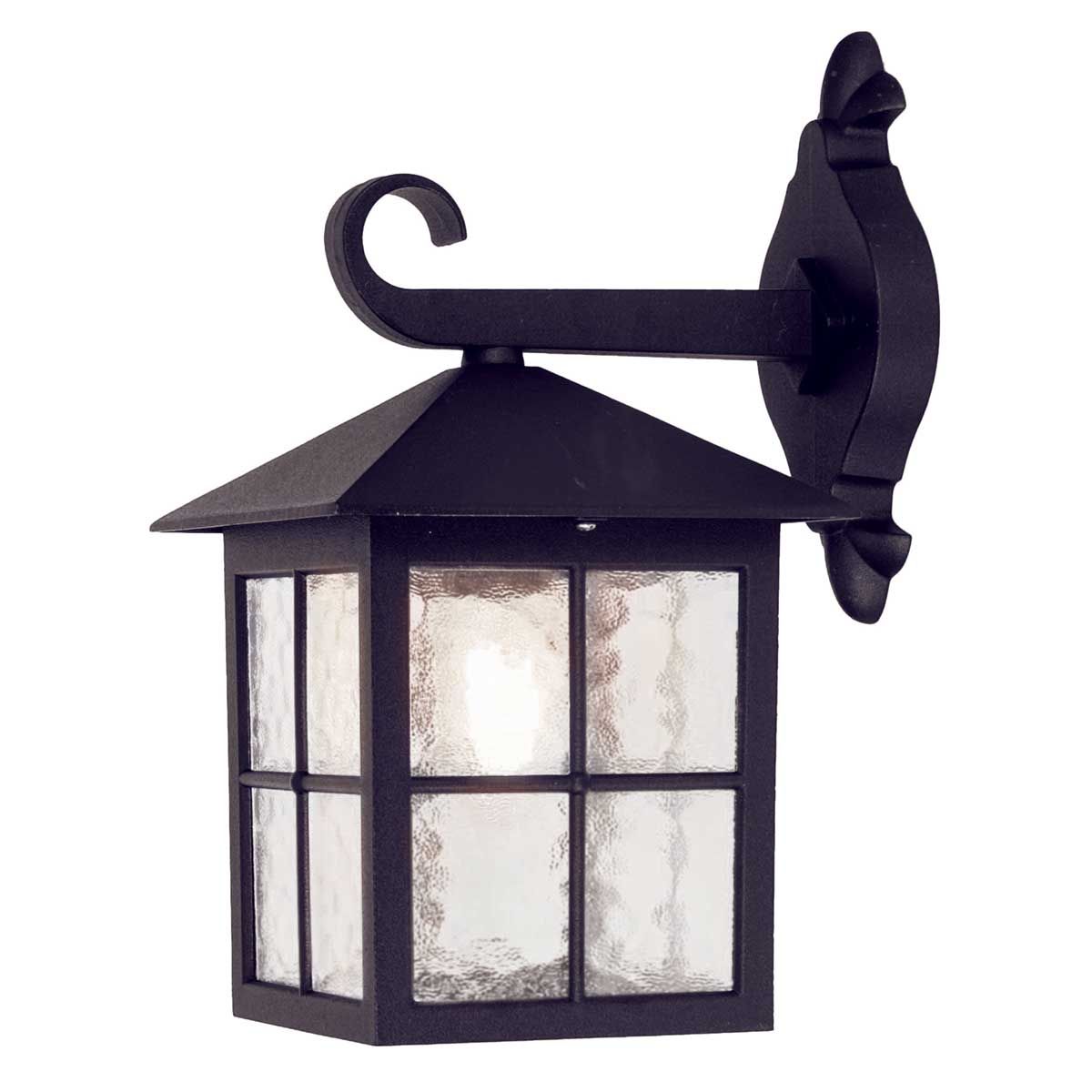 Winchester 335mm Wall Down Lantern Black - BL18-BLACK