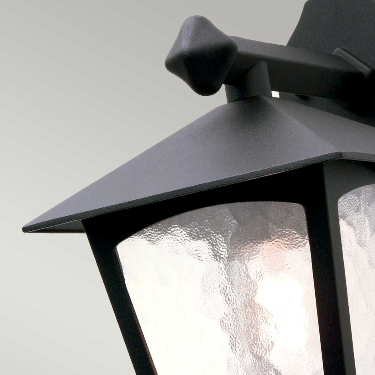 York Wall Down Lantern Black - BL2-BLACK