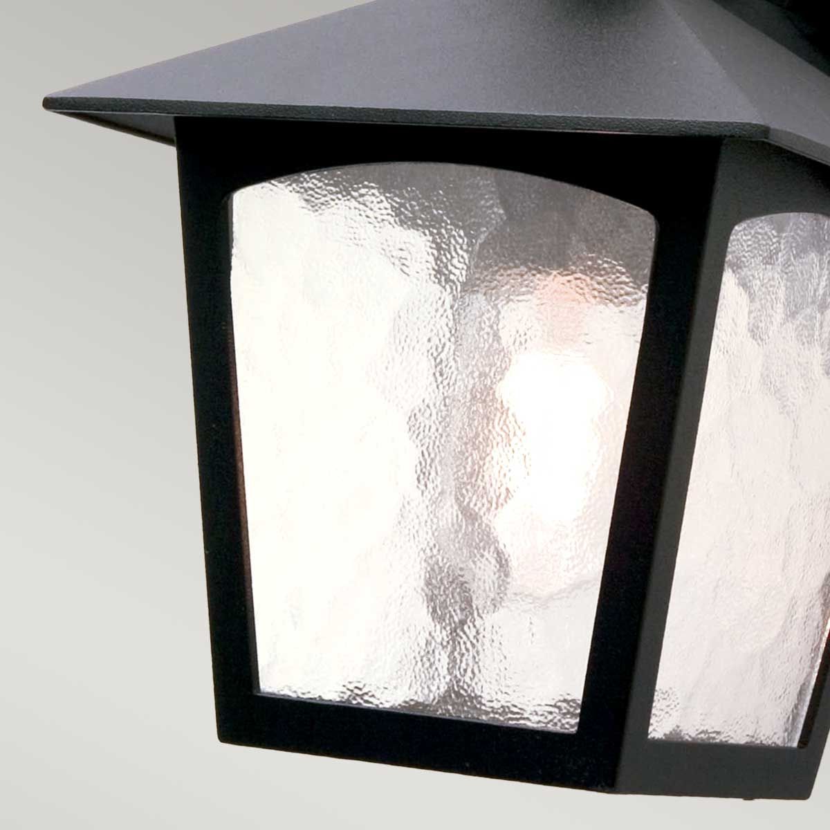York Wall Down Lantern Black - BL2-BLACK