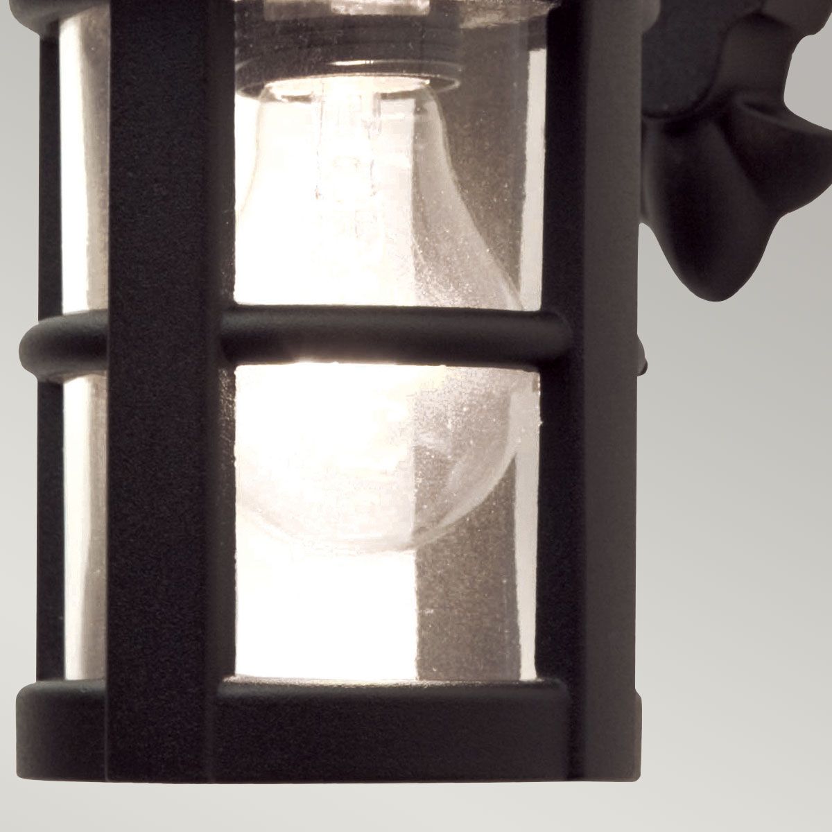Hereford Wall Down Lantern Black - BL21-BLACK-E27