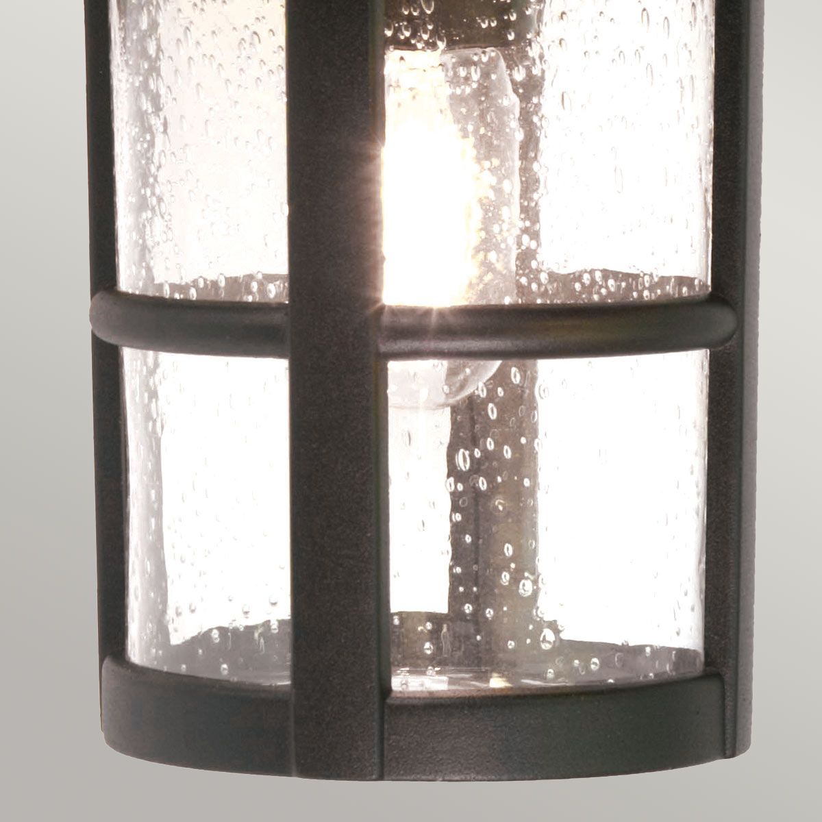 Hereford Large Wall Down Lantern Black - BL21-G-BLACK