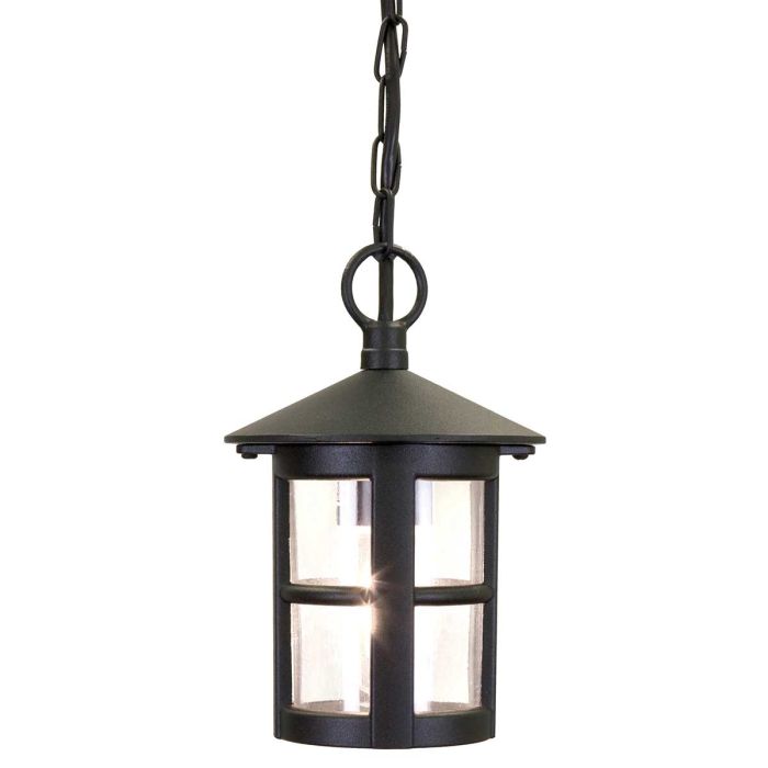 Hereford Ceiling Chain Lantern Black - BL21B-BLACK