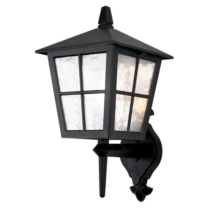 Canterbury Wall Up Lantern Black - BL46M-BLACK