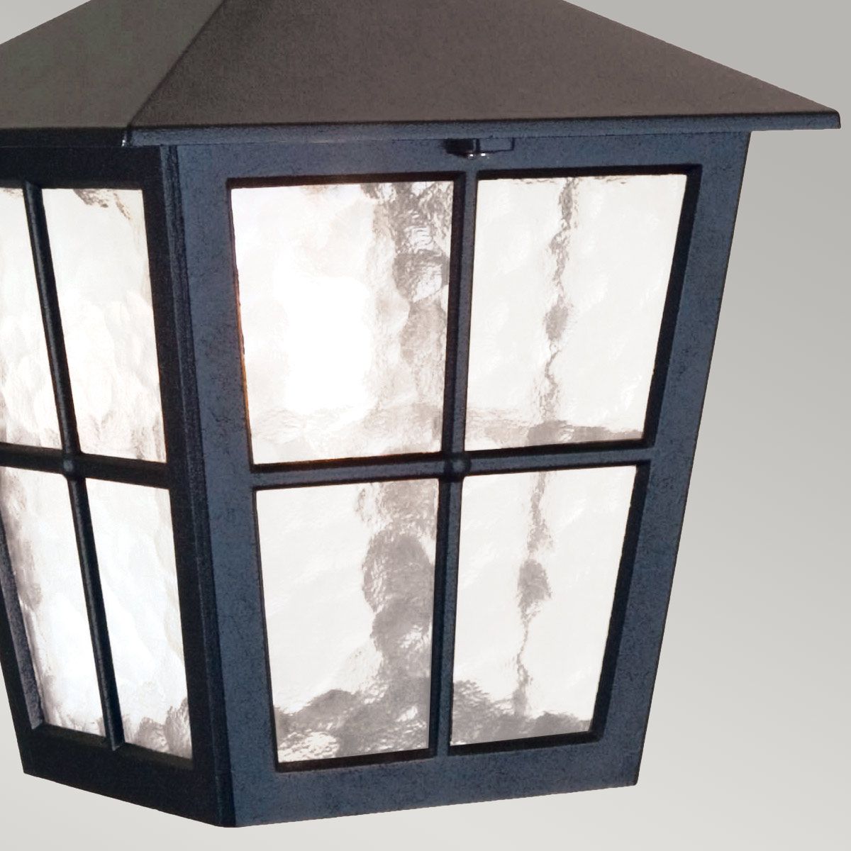 Canterbury Ceiling Chain Lantern Black - BL48M-BLACK