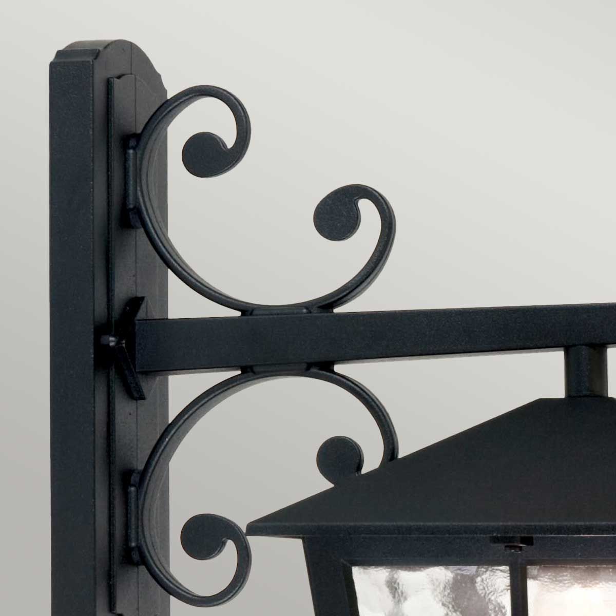 Canterbury Wall Down Lantern Black - BL52M-BLACK