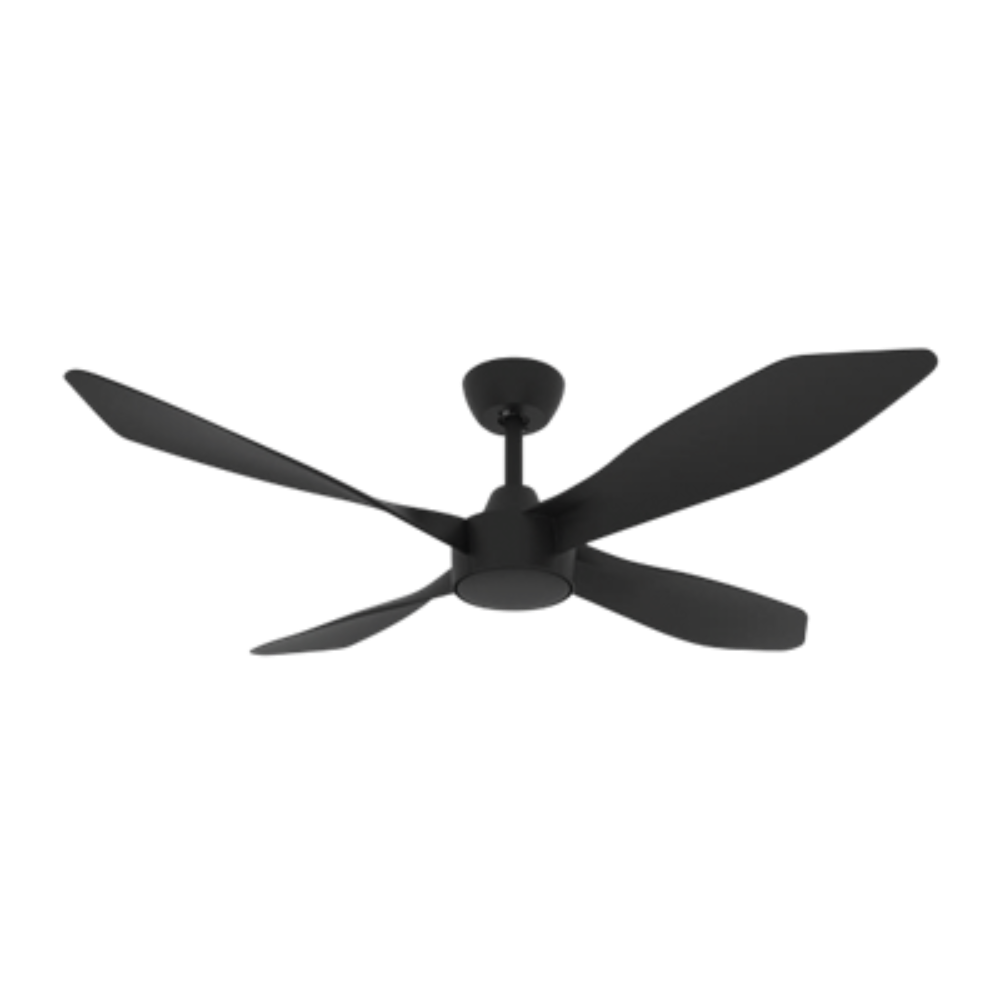 Buy DC Ceiling Fans Australia Blast DC Ceiling Fan 52" Black ABS Polymer Blades - 60149
