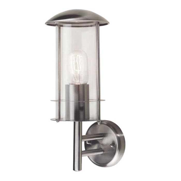 Bruges Wall Lantern Stainless Steel - BRUGES-ST-STEEL