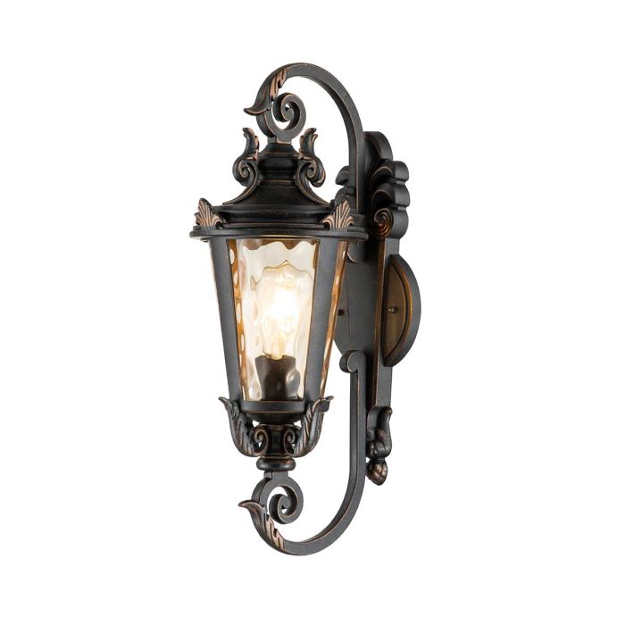 Baltimore Medium Wall Lantern Weathered Bronze - BT1-M