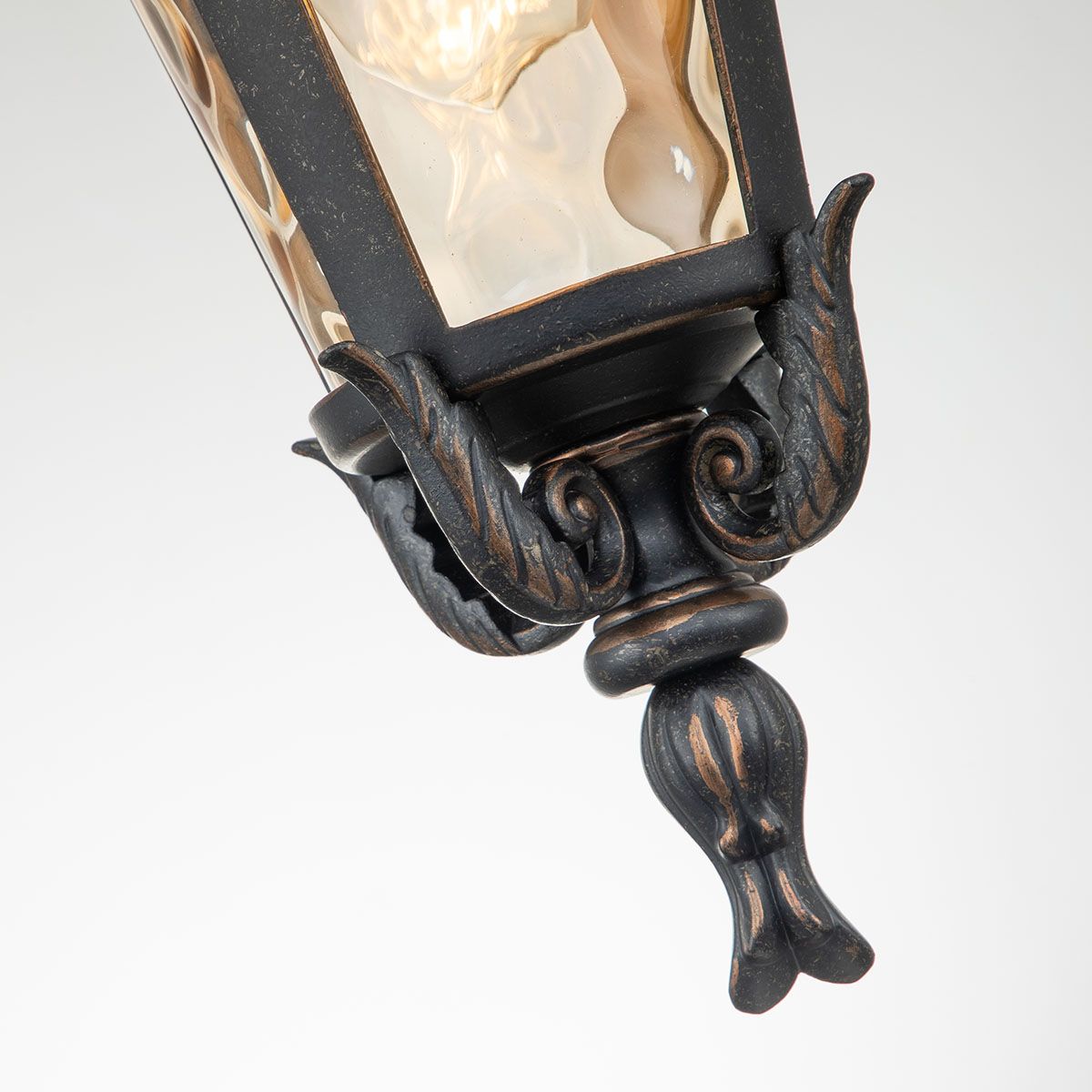 Baltimore Medium Ceiling Chain Lantern Weathered Bronze - BT8-M