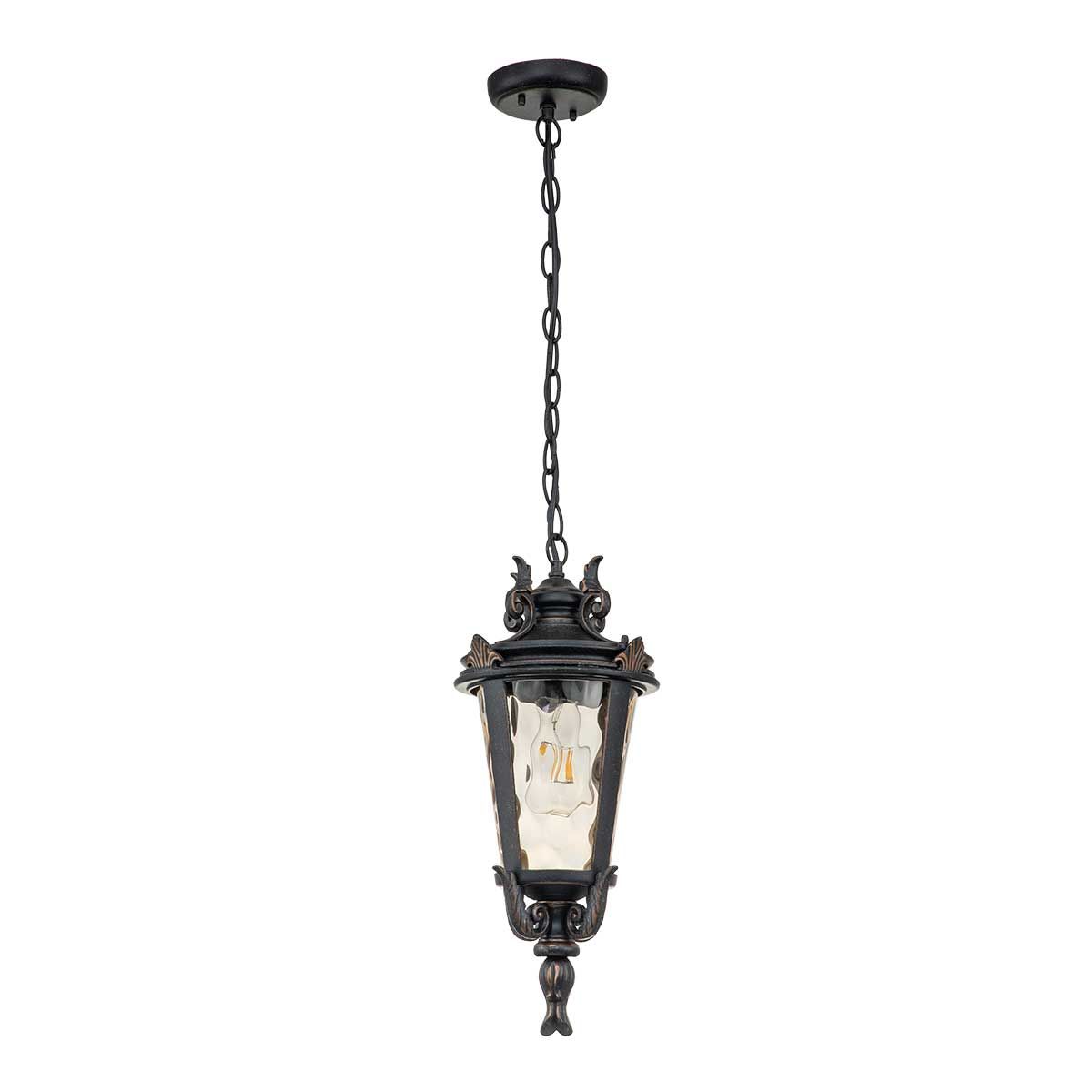 Baltimore Medium Ceiling Chain Lantern Weathered Bronze - BT8-M