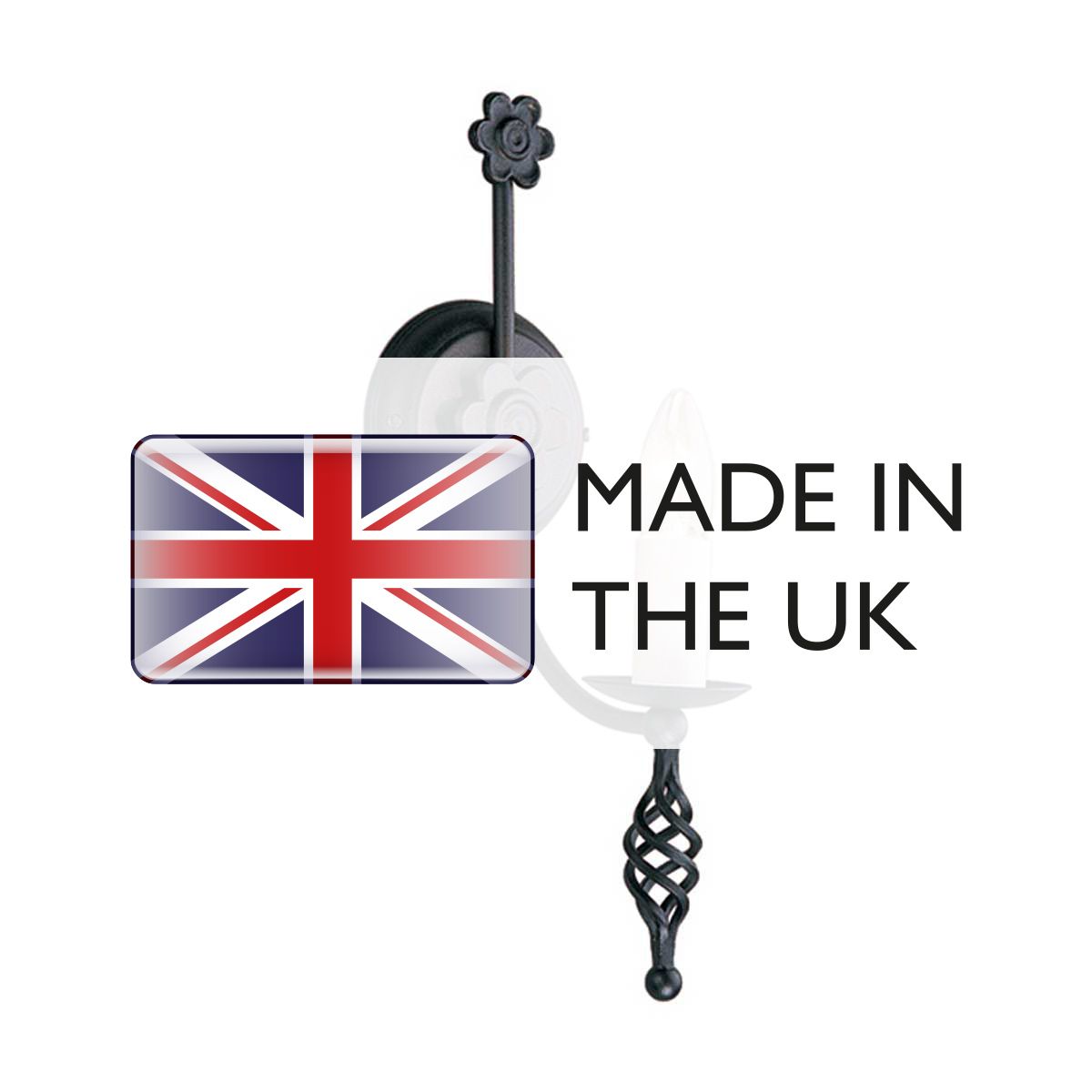 Belfry Steel Wall Light Black - BY1-BLACK