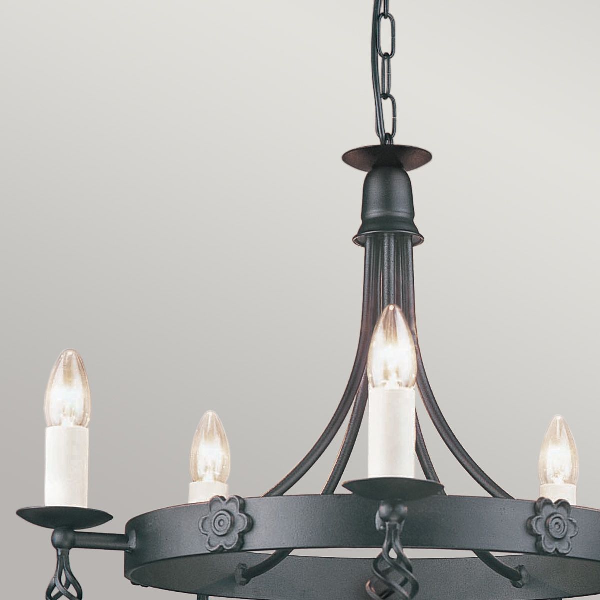 Belfry Steel 5 Light Chandelier Black - BY5-BLACK