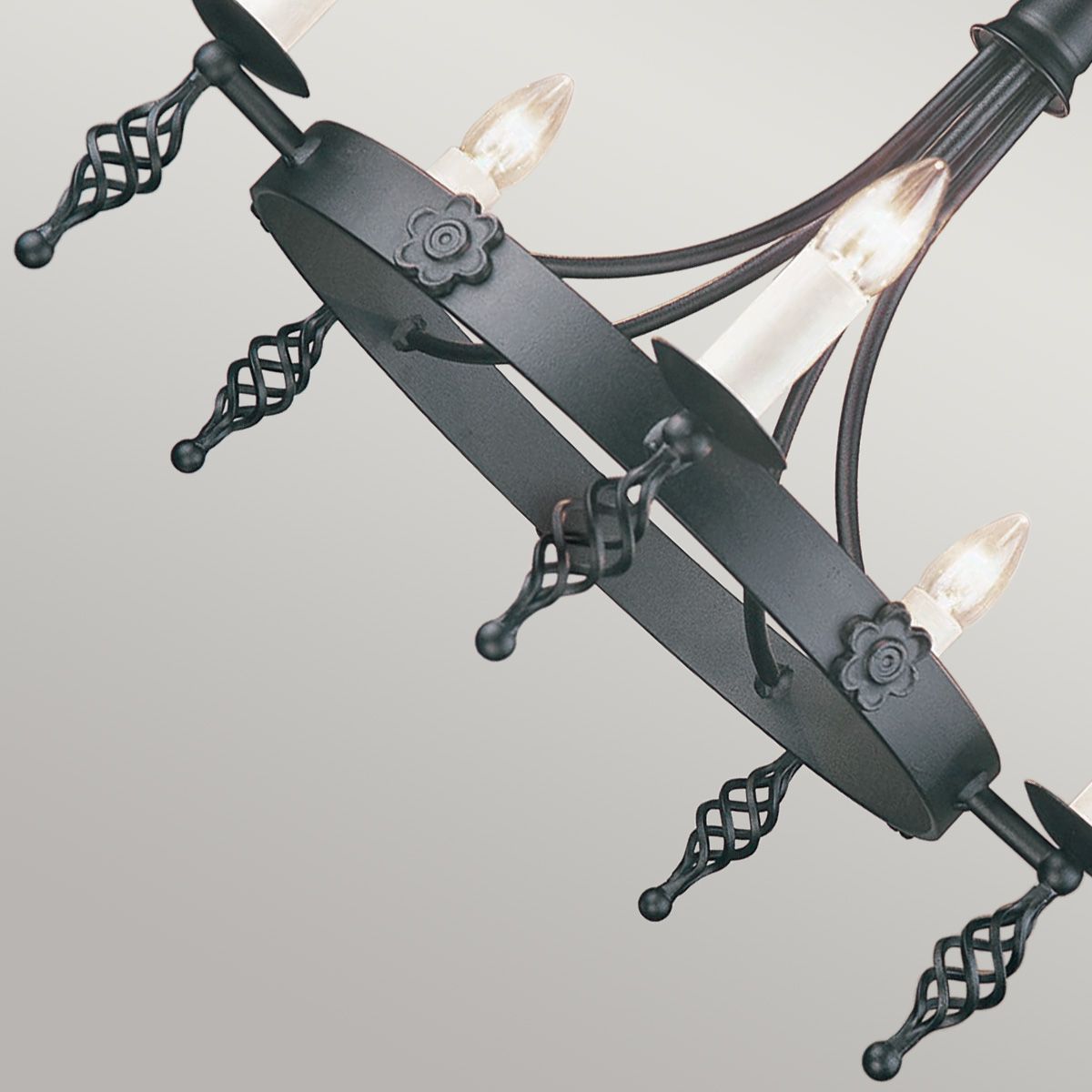 Belfry Steel 5 Light Chandelier Black - BY5-BLACK
