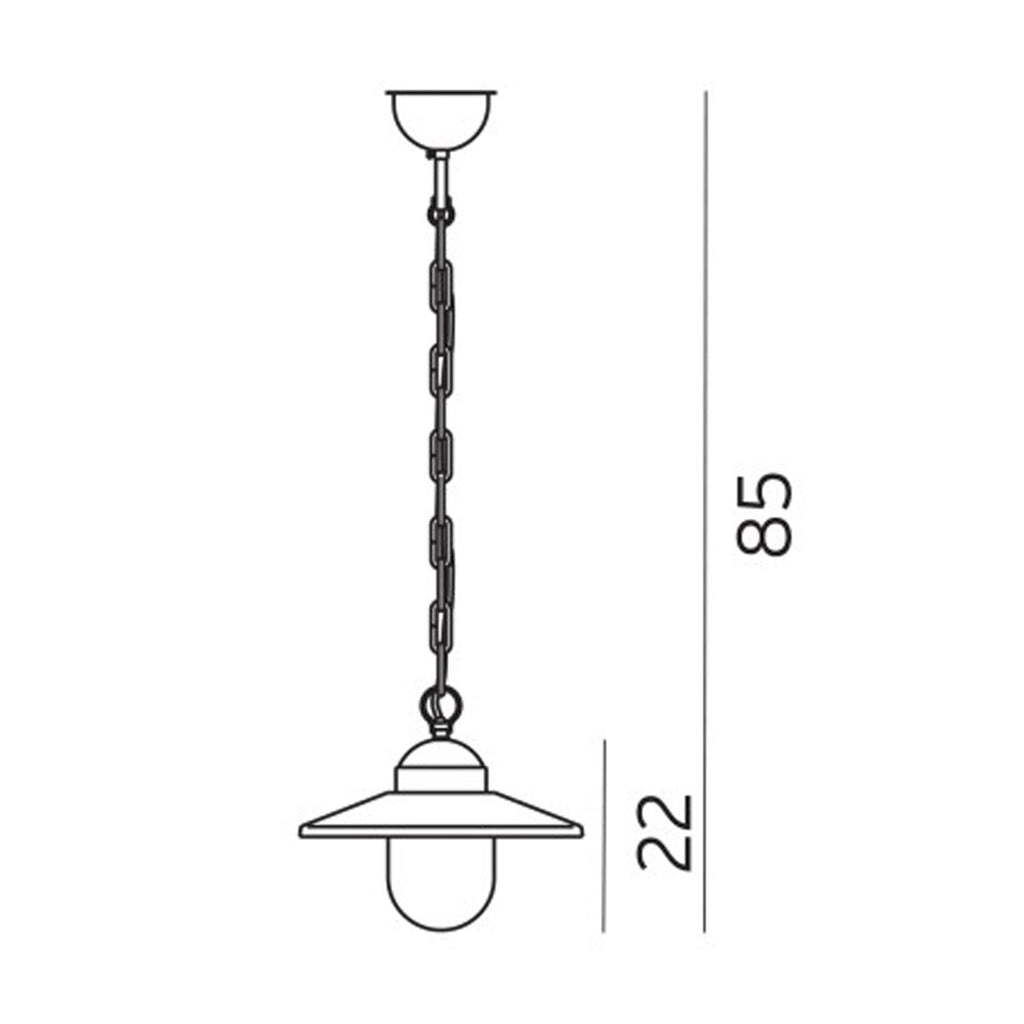 Karlstad Pendant Lights Polycarbonate Galvanised - NLYS.230A/GA