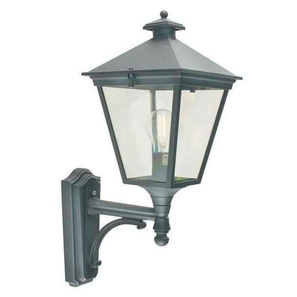 London Upward Wall Light Aluminium Black or White