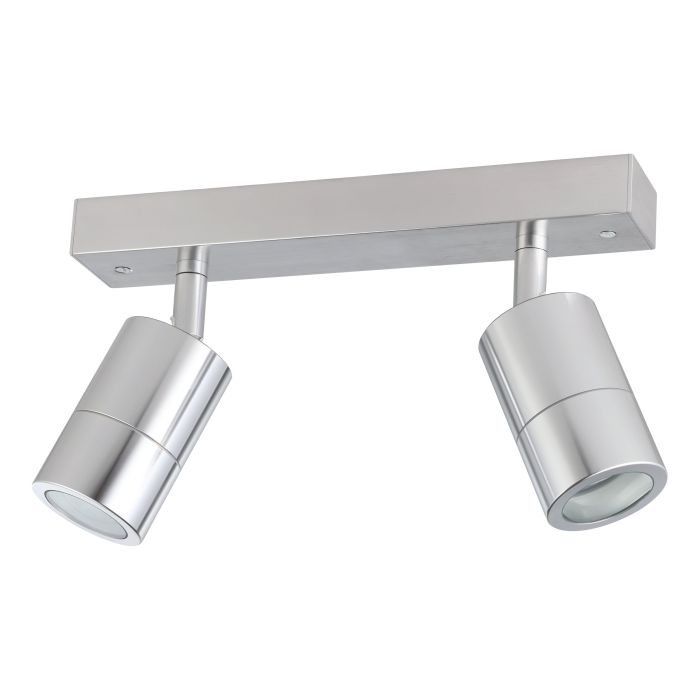 Fremantle Double Light LED Bar Light 5W 3CCT Titanium & Clear - 206154