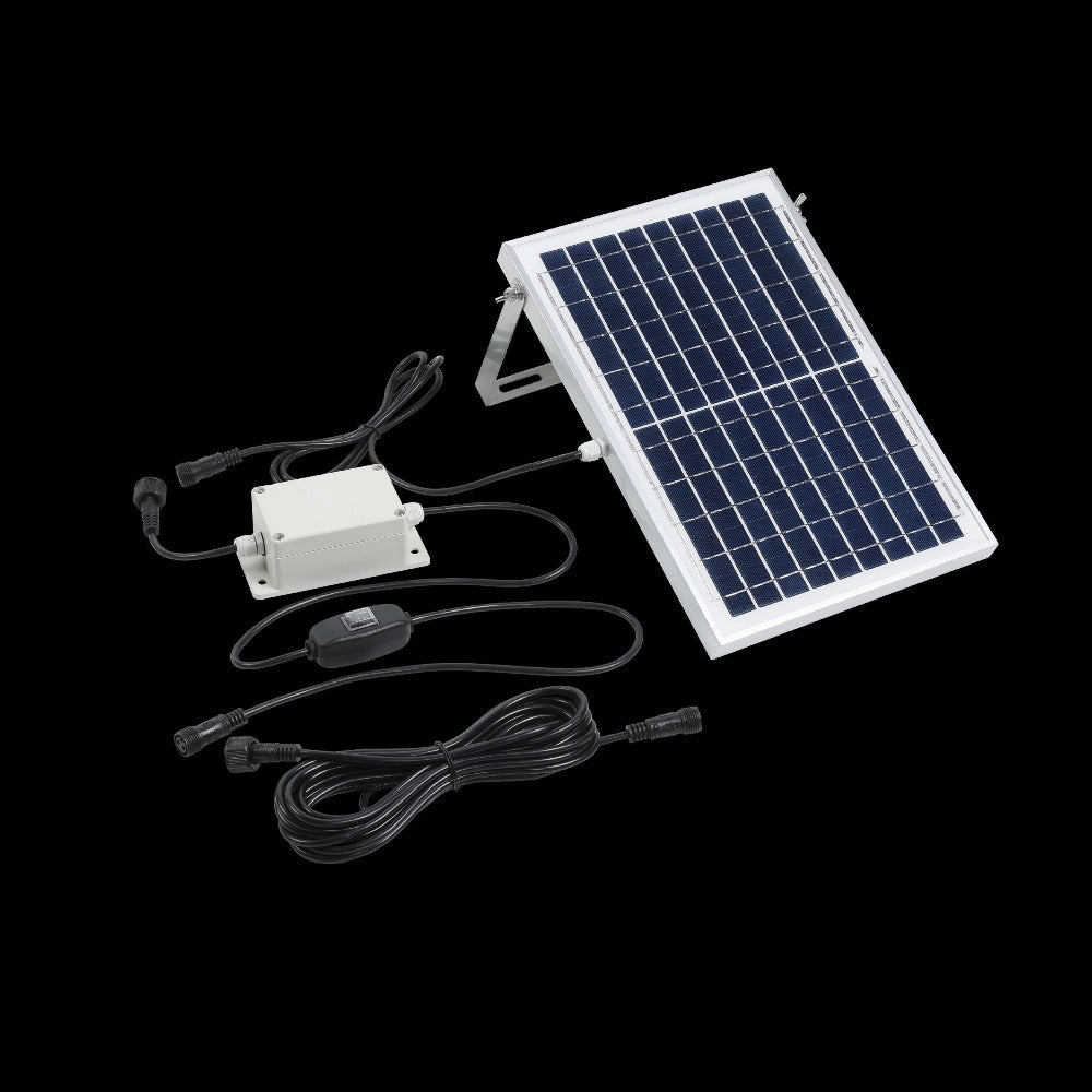 Festoon Solar 10 Lights 12V L13000mm Black Plastic RGB - 205895N