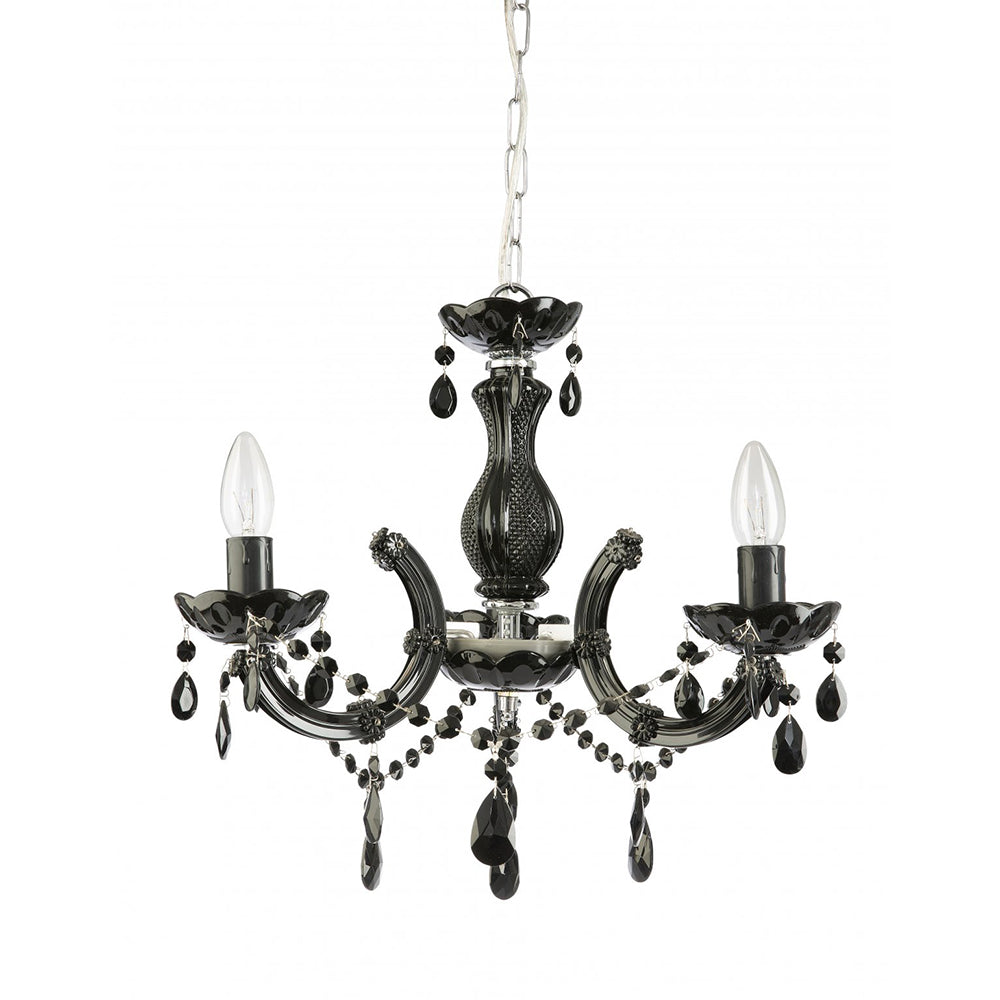 Buy Chandeliers Australia Fiorentino Lighting - C-MAR 3 Light Chandelier Black