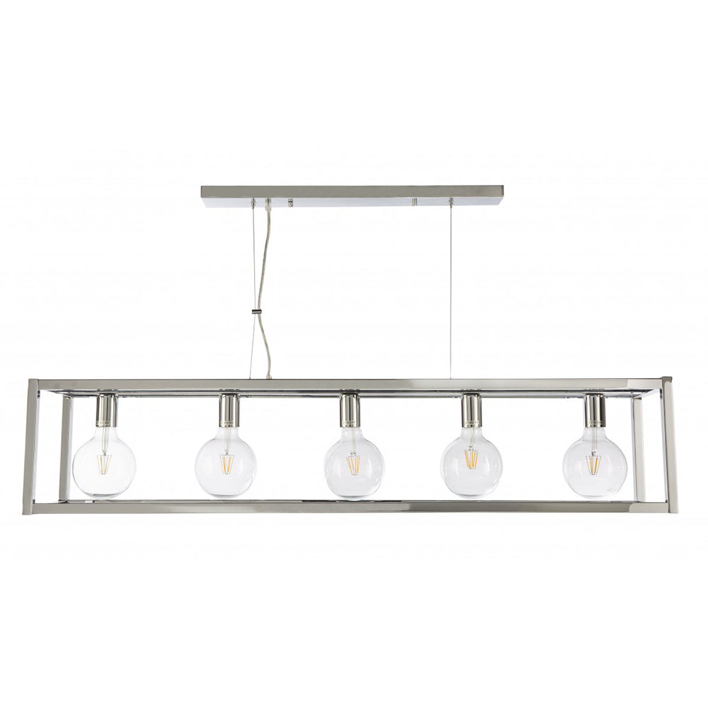 Buy Island Pendant Lights Australia Fiorentino Lighting - DEVON 5 Light Pendant Chrome
