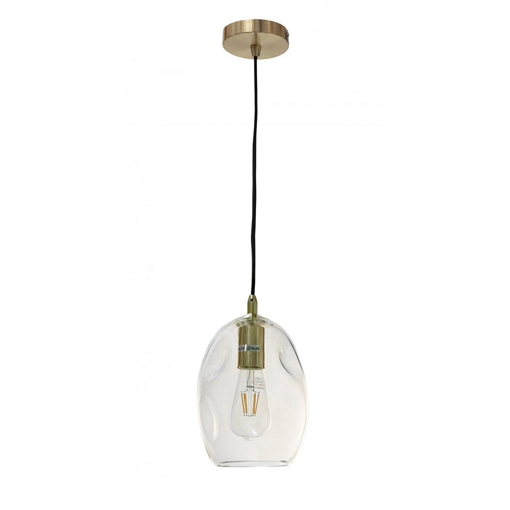 Buy Pendant Lights Australia Fiorentino Lighting - EVA 1 Light Pendant Small Clear
