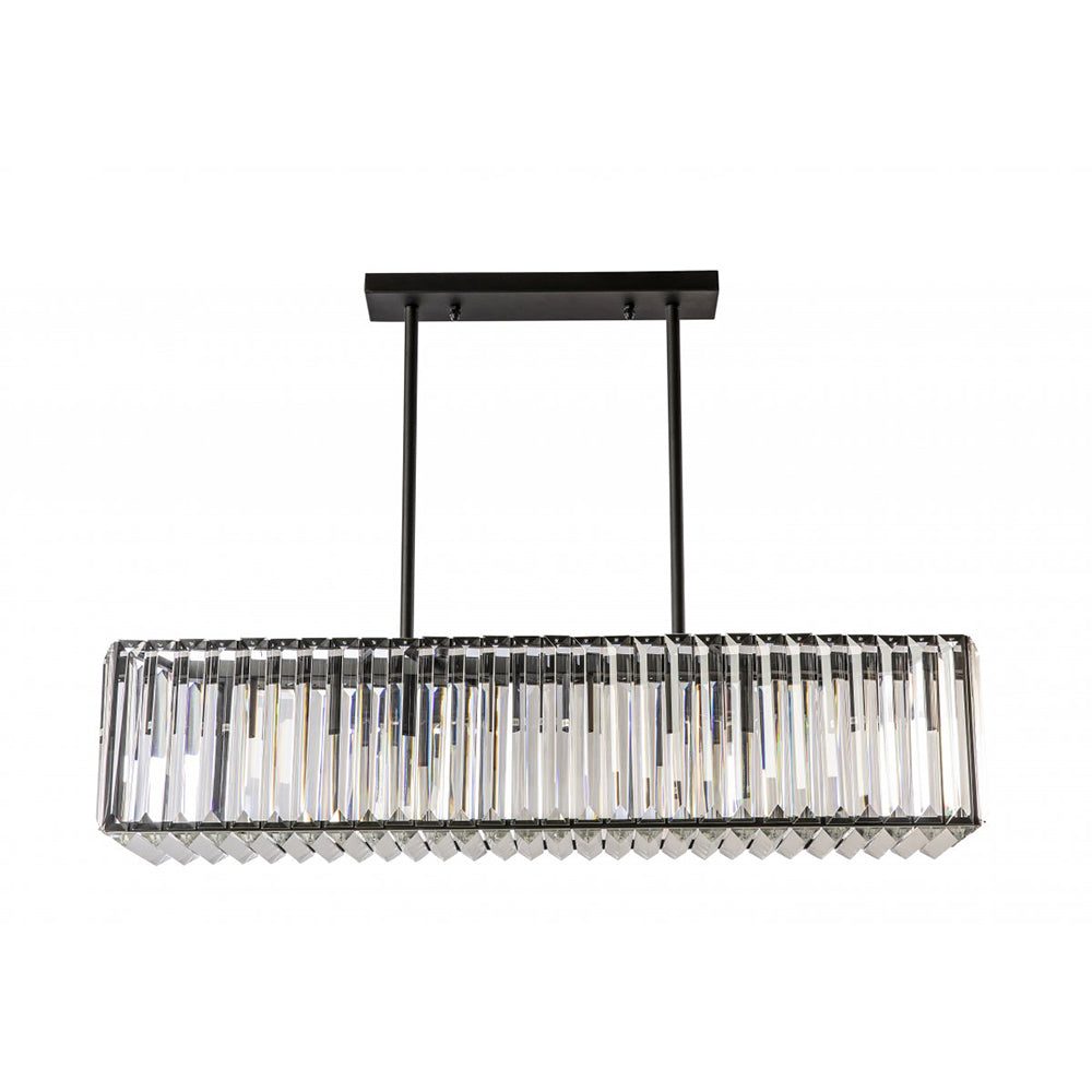 Buy Island Pendant Lights Australia Fiorentino Lighting - ROS 5 Light Pendant 900mm Black