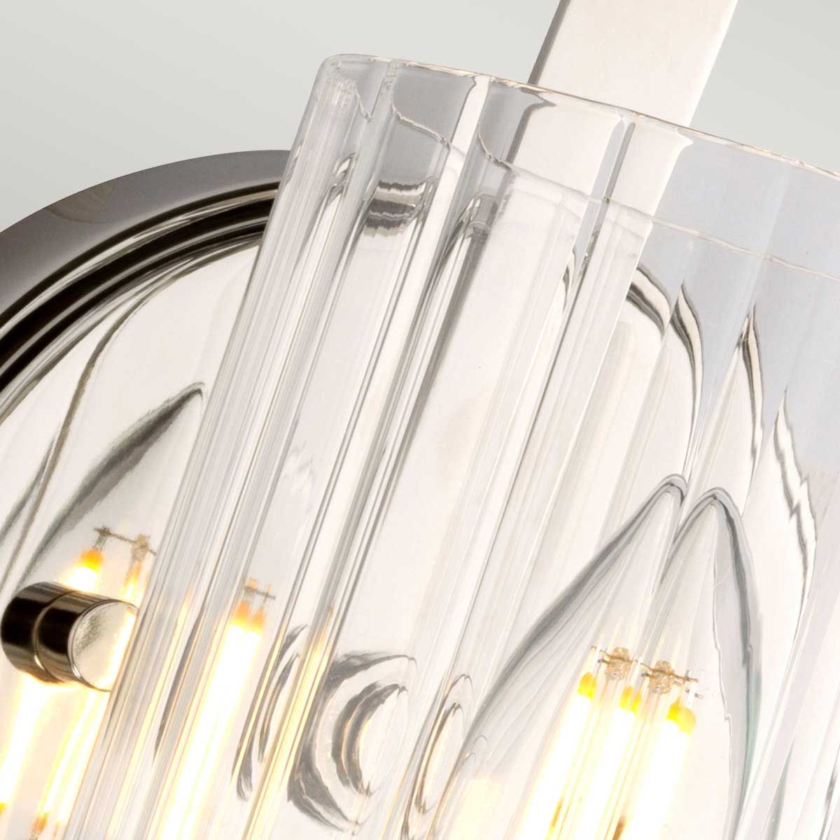 Cassie Steel Wall Light Polished Nickel - CASSIE1