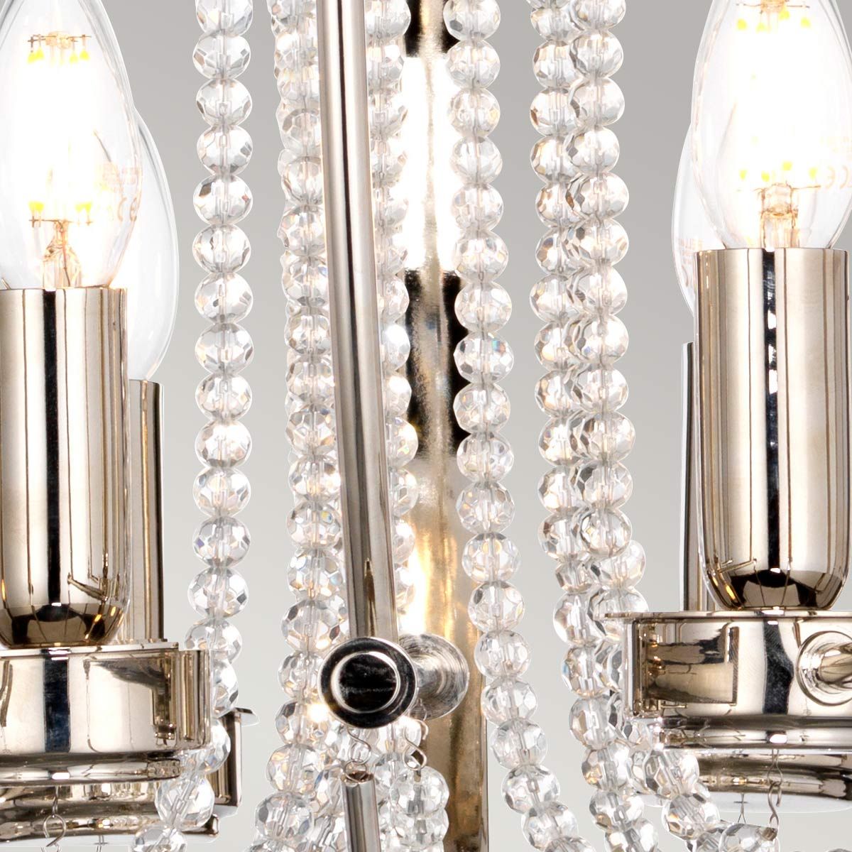 Cassie 7 Light Pendant Polished Nickel - CASSIE7