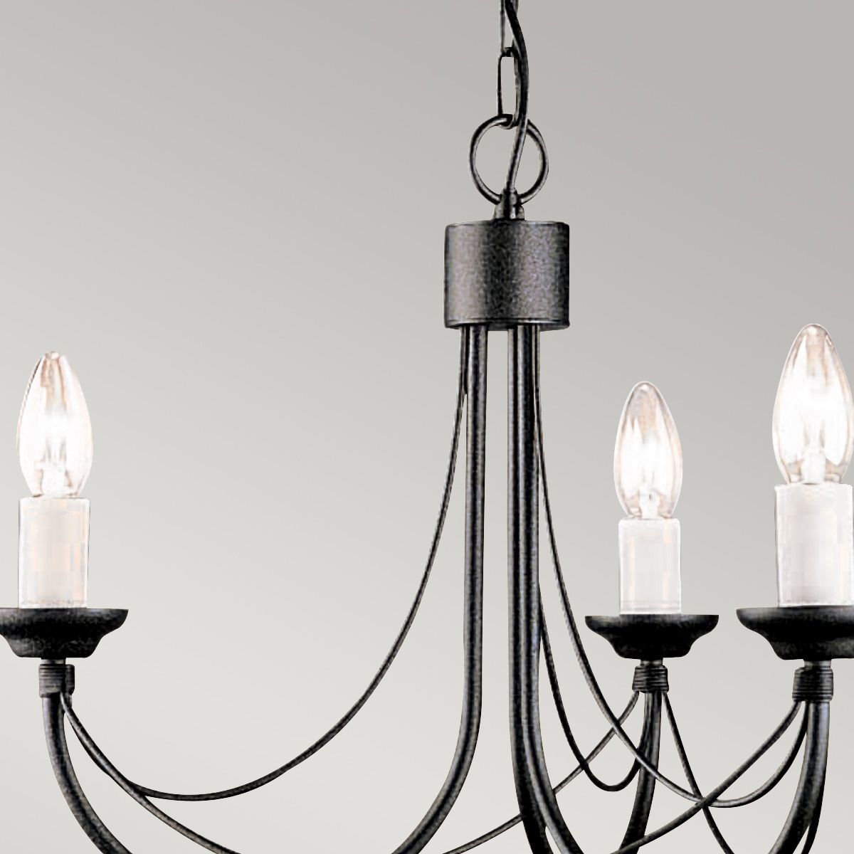 Carisbrooke 3 Light Pendant Black - CB3-BLACK