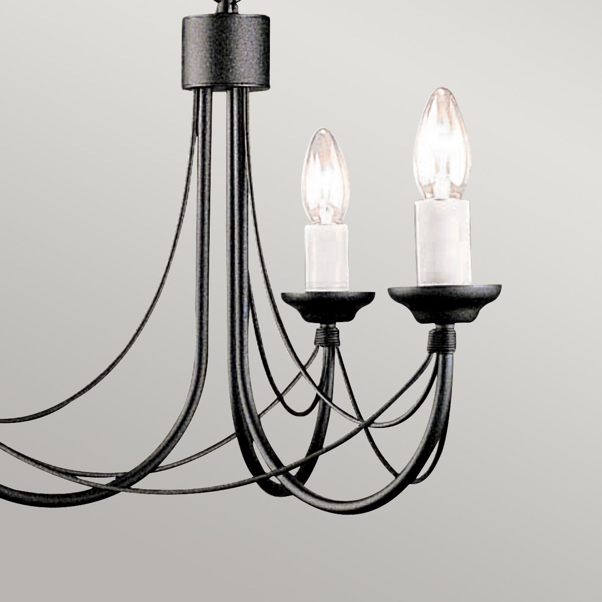Carisbrooke 3 Light Pendant Black - CB3-BLACK