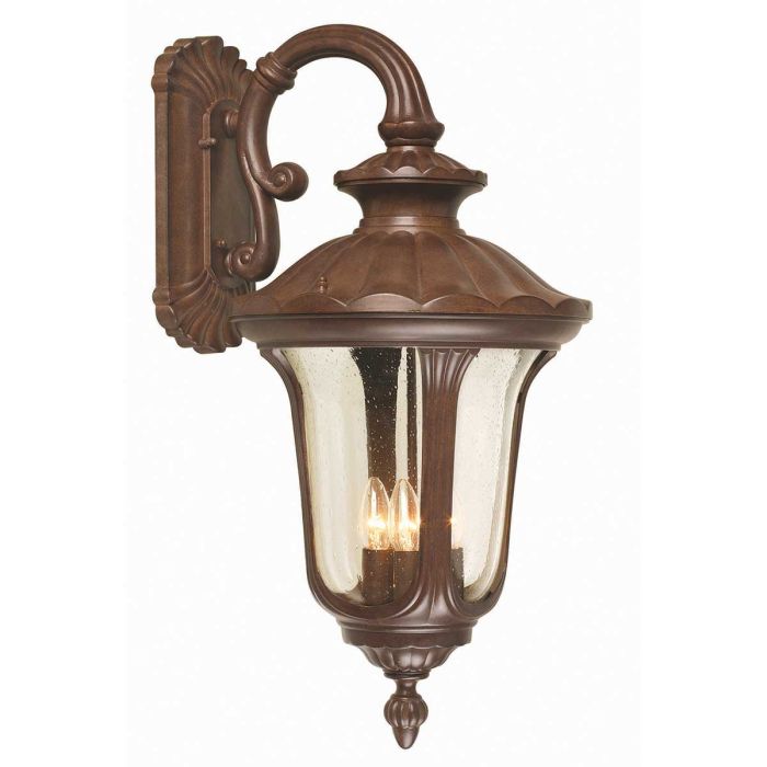Chicago Large Down Wall Lantern Rusty Bronze Patina - CC2-L