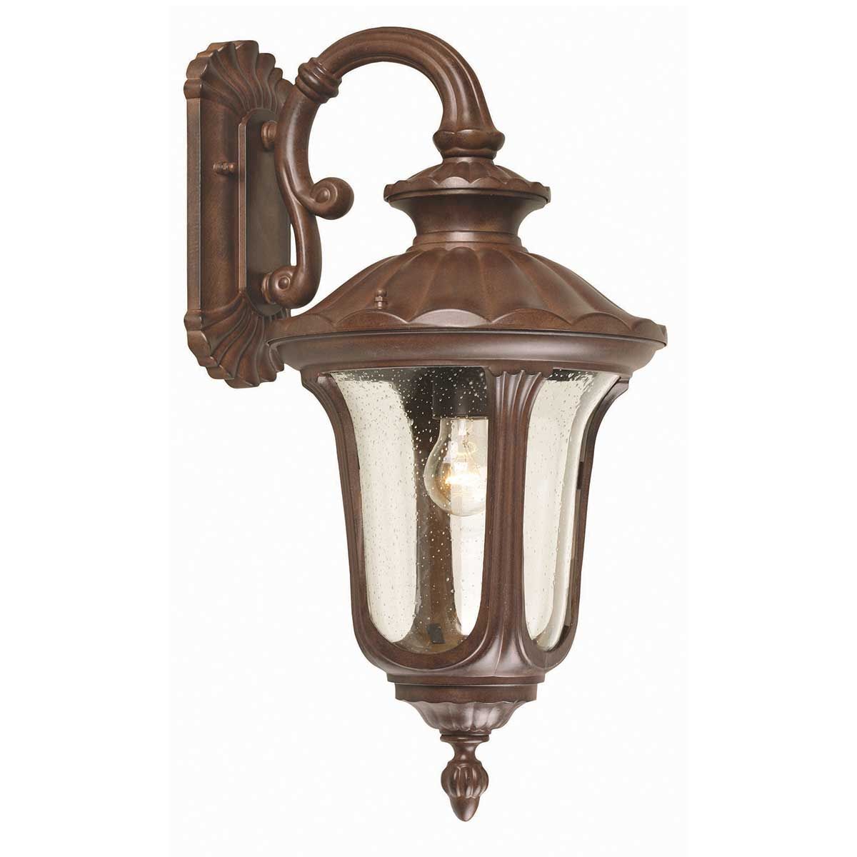 Chicago Medium Down Wall Lantern Rusty Bronze Patina - CC2-M
