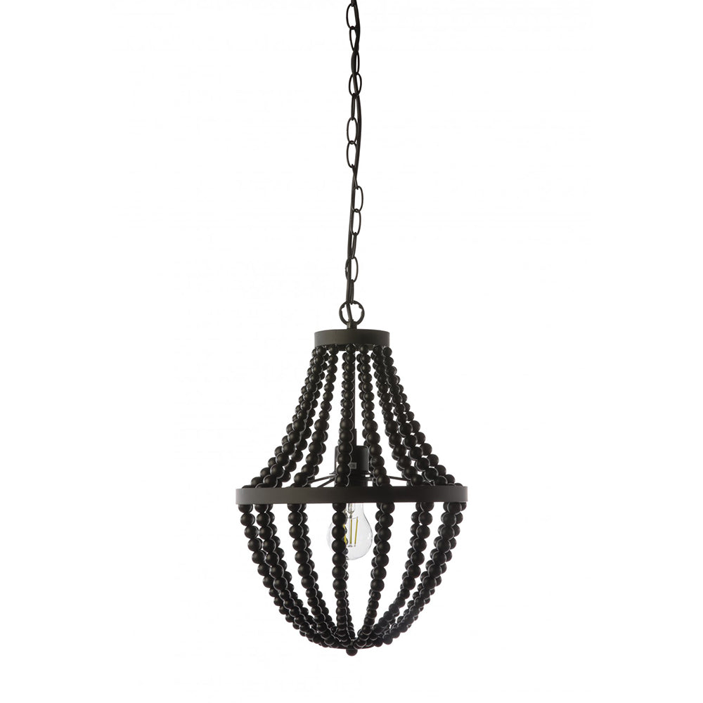 Buy Pendant Lights Australia Fiorentino Lighting - PRINCES 1 Light Pendant Black