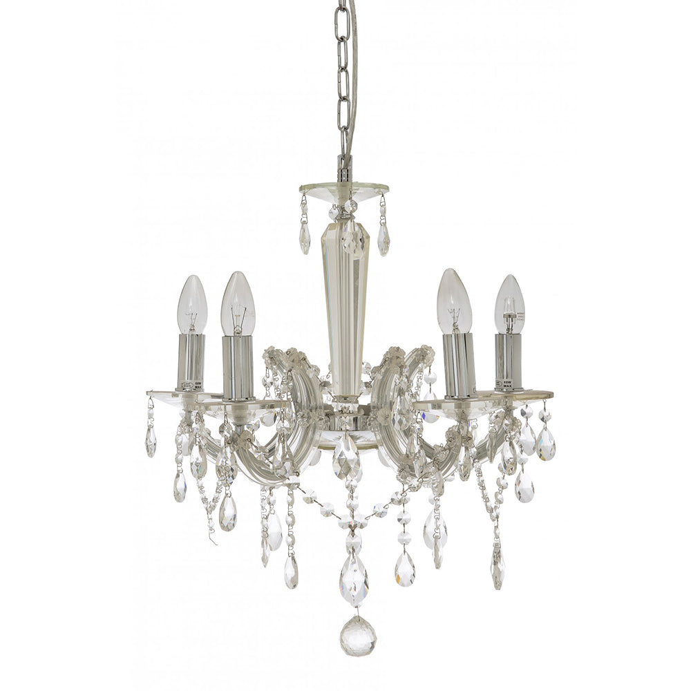 Buy Chandeliers Australia Fiorentino Lighting - DAVINCI 25 Light Crystal Chandelier Chrome