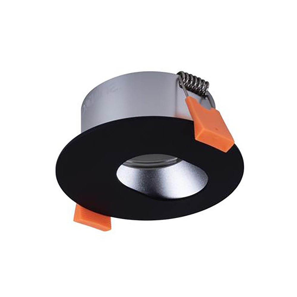Buy Downlight Frames Australia Cell Key Downlight Frame W85mm Black Aluminium - 27065