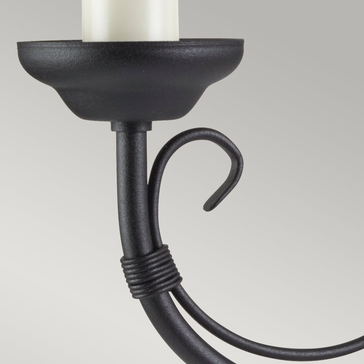 Chartwell 2 Light Wall Light Black - CH2-BLACK