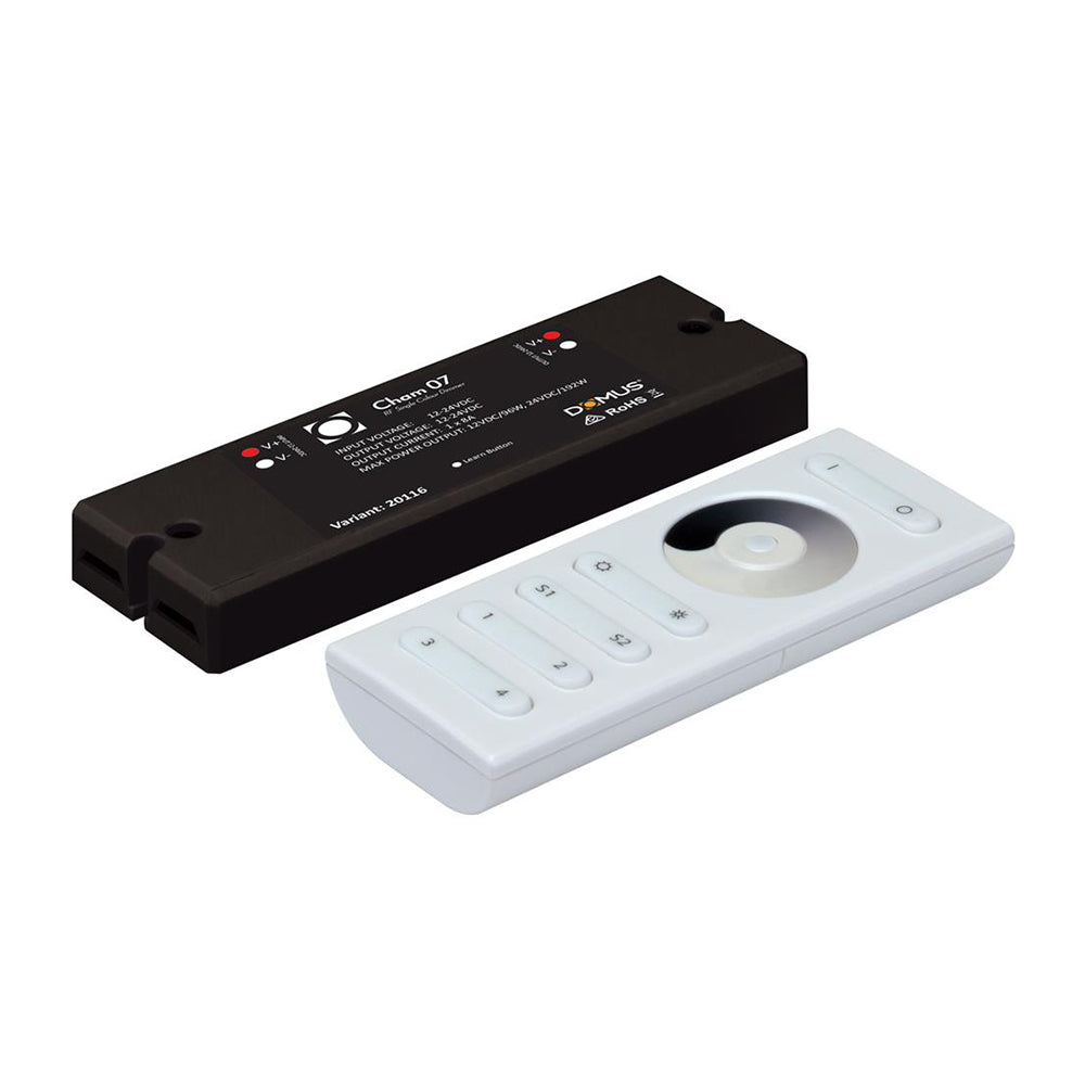 Buy Strip Light Controllers Australia Chameleon Strip Light Controller And Remote RF Black Plastic - 20116